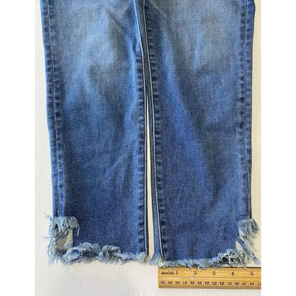 American Eagle Womens Curvy Super Hi Rise Jeggings Crop Jeans Sz 10 (28x26) - Picture 7 of 11